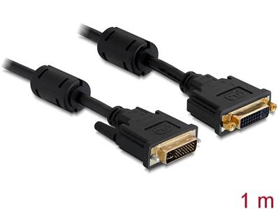 Câble d'extension DVI 24+5 mâle > DVI 24+5 femelle 1 m noir
