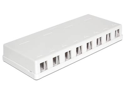 Boitier Keystone 8 ports de surface