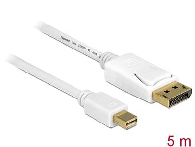 Câble Mini Displayport 1.2 mâle > Displayport mâle 4K 5,0 m