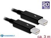 Câble Thunderbolt™ 2 mâle > Thunderbolt™ 2 mâle 3 m noir