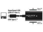 Lecteur de carte USB 3.1 Gen 1, USB Type-C™ mâle 4 fentes