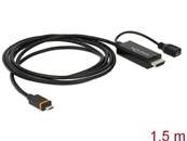 Câble SlimPort / MyDP mâle > connecteur High Speed HDMI mâle + USB Micro-B femelle