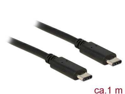 Câble USB Type-C™ 2.0 mâle > USB Type-C™ 2.0 mâle 1,0 m noir