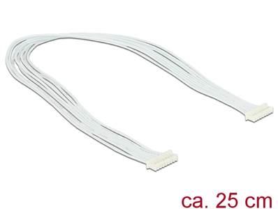 Câble embase 8 broches 1,25 mm USB 2.0 femelle > Embase 8 broches 1,25 mm USB 2.0 femelle 25 cm