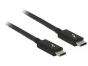 Câble Thunderbolt™ 3 (20 Go/s) USB-C™ mâle > mâle passif 1,0 m 5 A noir