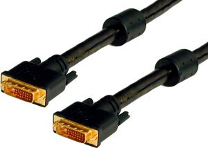Câble DVI-D dual link, longueur 15 mètres conducteurs bi-métaux (cuivre argent)