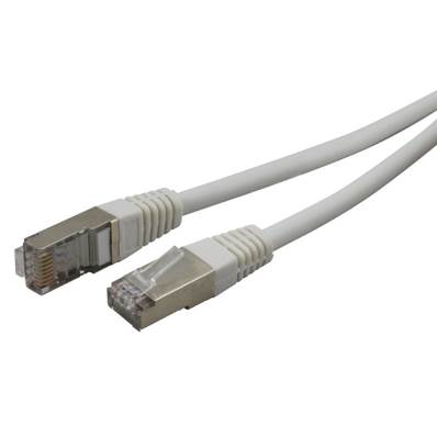 Cable réseau RJ45 Cat6a blanc 1.00m