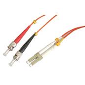 Fibre optique multimode OM1 62.5/125 duplex ST/LC 5.00m