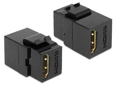 Module Keystone HDMI femelle > HDMI femelle noir