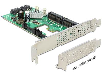 Carte PCI Express > Hybride 2 x internes SATA 6 Gb/s + 2 x internes mSATA