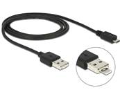Câble USB 2.0 partage d'alimentation type A + Micro-B combiné mâle > USB 2.0 type Micro-B mâle OTG 1