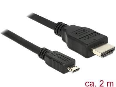 Câble MHL 3.0 mâle > High Speed HDMI-A mâle 4K 2 m