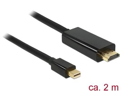 Câble mini Displayport 1.1 mâle > HDMI-A mâle 2 m