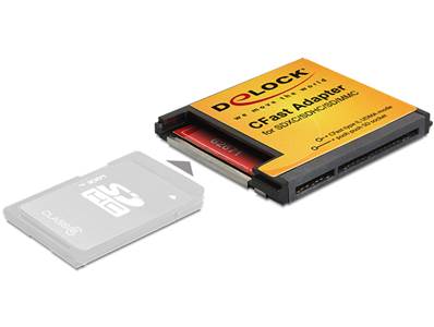 Adaptateur CFast pour cartes mémoire SDXC / SDHC / SD