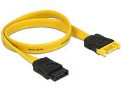 Câble d'extension SATA 6 Gb/s mâle > SATA femelle 30 cm jaune
