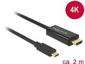 Câble USB Type-C™ mâle > HDMI mâle (Mode DP Alt) 4K 30 Hz 2 m noir