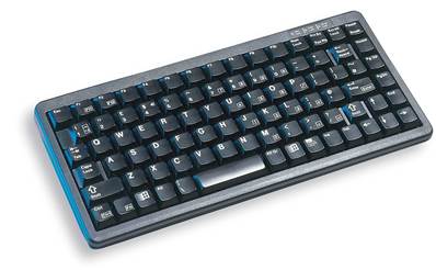 Cherry Compact-Keyboard G84-4100 - Clavier 86 touches - Technologie mécanique bas profil - USB+