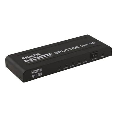 Partageur/amplificateur HDMI 1.4, 4K, 3D pour 4 sorties