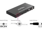 Commutateur Displayport KVM 2 > 1 port USB et Audio