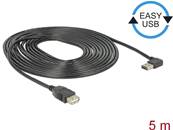 Câble d'extension EASY-USB 2.0 Type-A mâle coudé vers la gauche / droite > USB 2.0 Type-A femelle 5