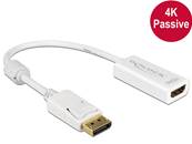 Adaptateur Displayport 1.2 mâle > HDMI femelle 4K passif blanc