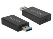 Convertisseur USB 3.1 Gen 2 Type-A mâle > USB Type-C™ femelle actif noir