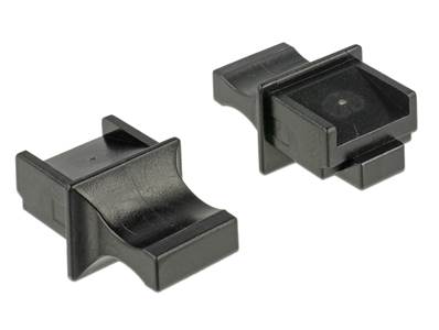 Capot noir pour RJ45 femelle avec prise 10 pièces