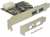 Carte PCI Express > 2 x externe USB 3.0 Type-A femelle