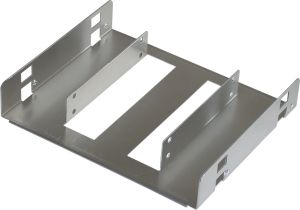 Paire de rail pour 2 disques 2 " 1/2 dans 1 logement 5 " 1/4