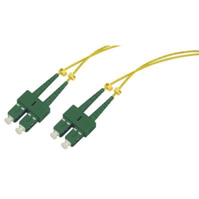 Fibre optique monomode OS2 9/125 duplex SC-APC/SC-APC 15.00m