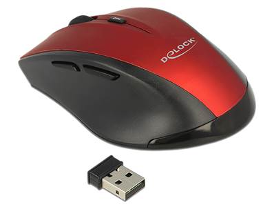 Souris optique ergonomique sans fil de 2,4 GHz à 5 boutons