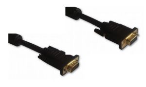 Câble SVGA HD15 M/F 3 mètres avec Ferrite  15 pts connectés