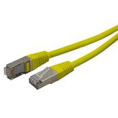 Cable réseau RJ45 Cat6 a jaune 5.00m