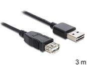 Câble d'extension EASY-USB 2.0 Type-A mâle > USB 2.0 Type-A femelle noir 3 m