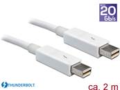 Câble Thunderbolt™ 2 mâle > Thunderbolt™ 2 mâle 2 m blanc