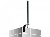 LTE UMTS GSM Antenne SMA mâle 3 dBi omnidirectionnelle fixée avec un câble de connexion (RG-58, 3 m)