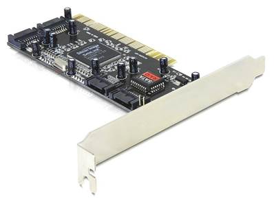 Carte PCI > 4 x SATA internes avec RAID