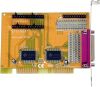 Carte ISA 16 bits 2 ports // bi-directionnels, IRQ3 à 15, SUNIX