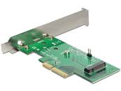 Carte PCI Express x4 > 1 x interne NVMe M.2 Key M 80 mm - Faible encombrement