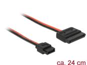 Câble Alimentation SATA à 15 broches femelle > Alimentation Slim SATA à 6 broches femelle de (5 V) 2