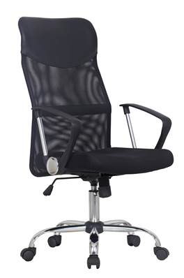 Fauteuil de bureau pied chrome "ARGOS"