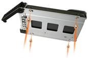 Rack Amovible avec Clé de Verrouillage 4 x 2,5" SATA/SAS HDD/SSD