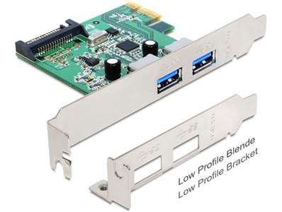 Carte PCI Express > 2 x externes USB 3.0