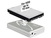 2.5" Boîtier externe SATA DD à Thunderbolt™ (jusqu'à  15 mm DD)