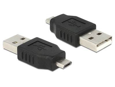 Adaptateur USB 2.0 Type Micro-B mâle > USB 2.0 Type-A mâle