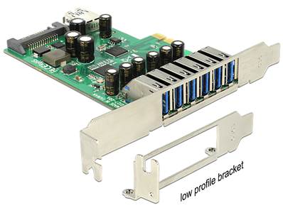 Carte PCI Express > 6 x externes + 1 x interne USB 3.0