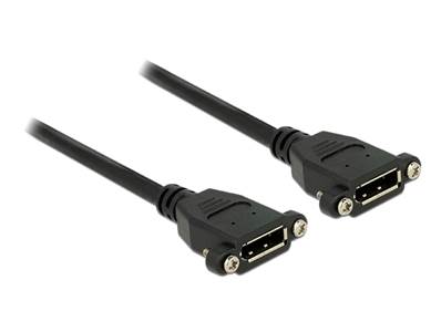 Câble Displayport 1.2 femelle > Displayport femelle à montage sur panneau 4K 60 Hz 0,25 m