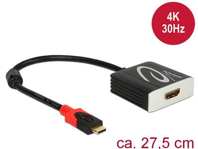 Adaptateur USB Type-C™ mâle > HDMI femelle (Mode DP Alt) 4K 30 Hz