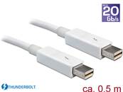 Câble Thunderbolt™ 2 mâle > Thunderbolt™ 2 mâle 0,5 m blanc