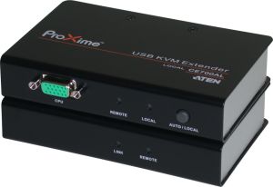 Extension de console (clavier USB, écran, souris USB) utilisant du câble RJ45 blindé
